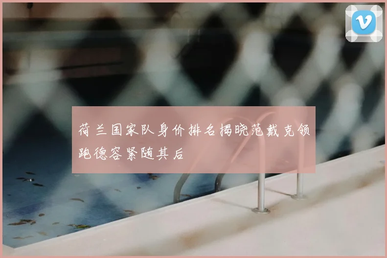 荷兰国家队身价排名揭晓范戴克领跑德容紧随其后