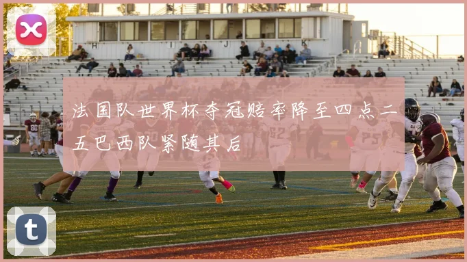 法国队世界杯夺冠赔率降至四点二五巴西队紧随其后